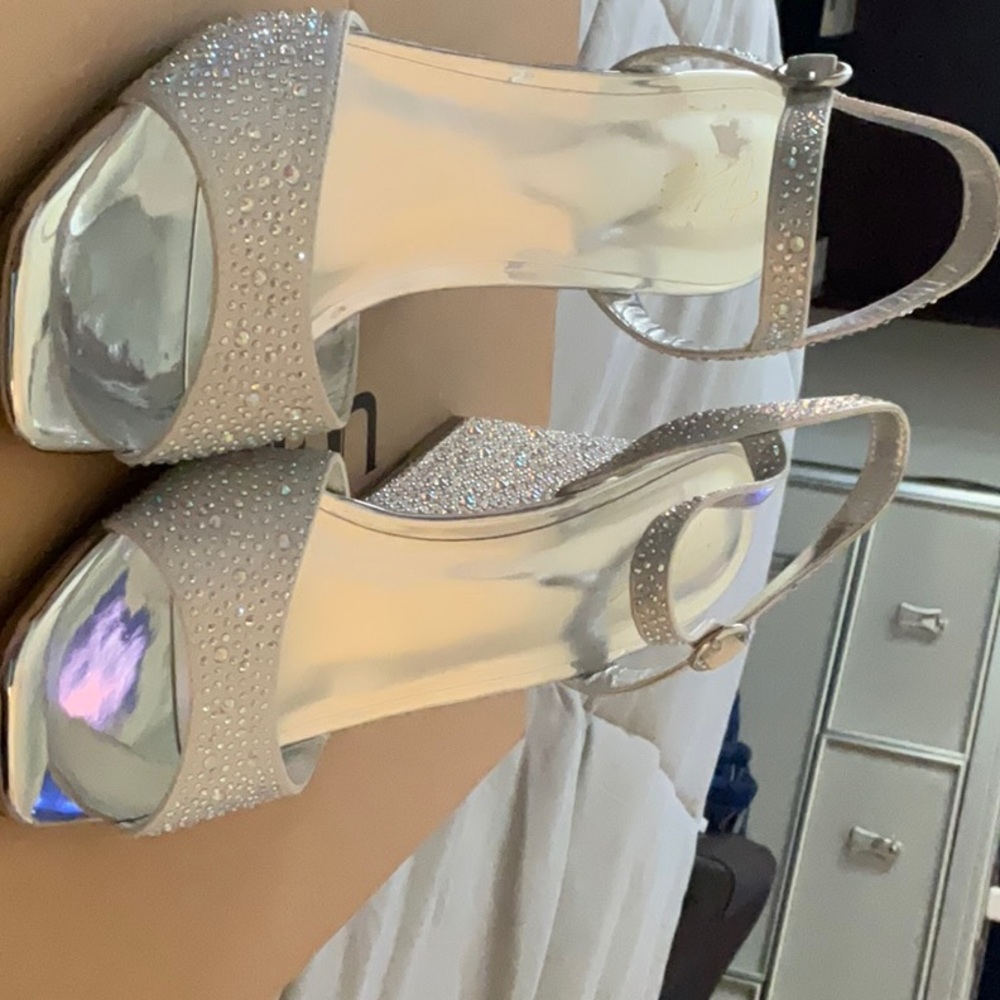 Wedge heels formal wear. I never worn them